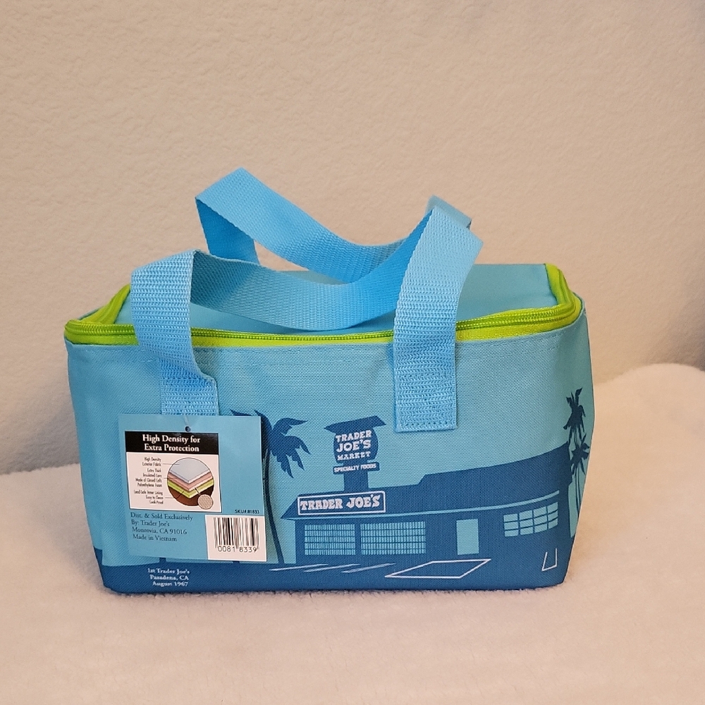 Trader Joe's Blue Insulated Bag